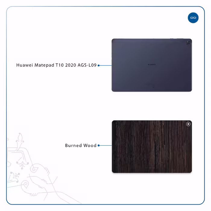 برچسب پوششی ماهوت مدل Burned Wood مناسب برای تبلت هوآوی Matepad T10 2020 AGS-L09