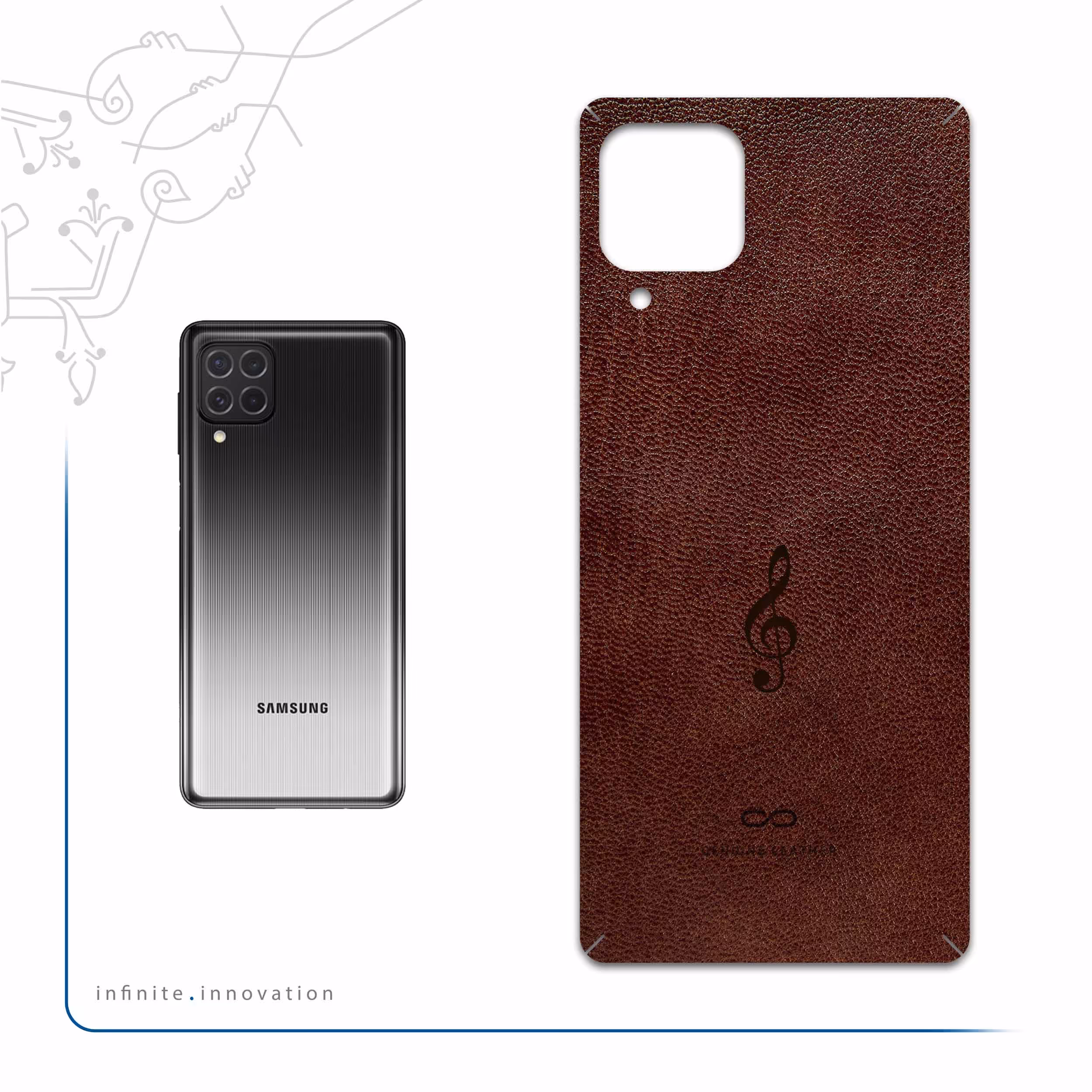 برچسب پوششی ماهوت مدل NL-SOL مناسب برای گوشی موبایل سامسونگ Galaxy M62