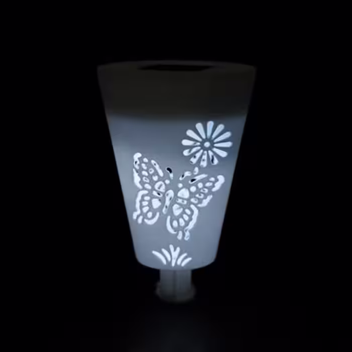 چراغ باغی خورشیدی مدل پروانه ای مجموعه 6 عددی