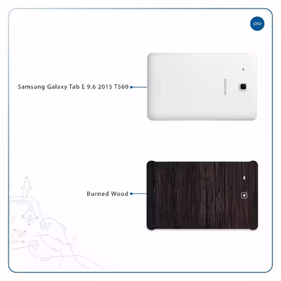 برچسب پوششی ماهوت مدل Burned Wood مناسب برای تبلت سامسونگ Galaxy Tab E 9.6 2015 T560