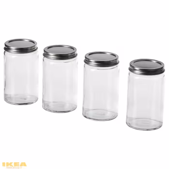 جا ادویه 4 تایی 35 cl مدل CITRONHAJ | برند ایکیا | ارسال 15 الی 20 روز کاری