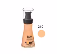 کرم پودر شیشه ای بی بیوتی bee beauty سری HONEY شماره 210 حجم 30 میلی لیتر
