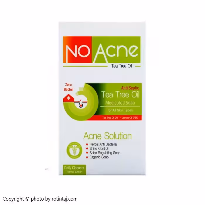 صابون تی تری ضد آکنه ضد باکتری گیاهی نو آکنه 100 گرم