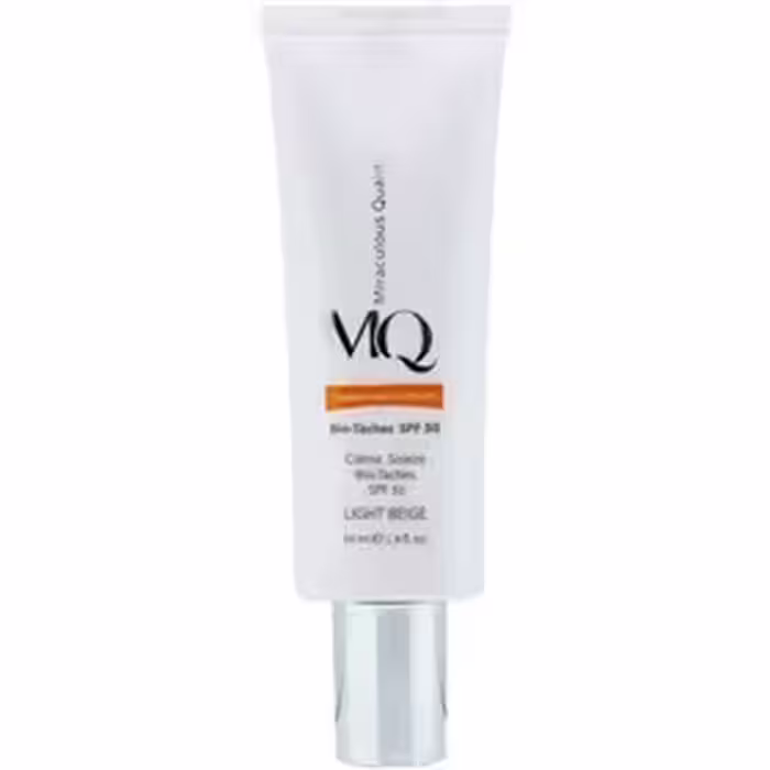 کرم ضد آفتاب و ضد لک بژ روشن ام کیو Spf 50 حجم 55 میلی لیتر