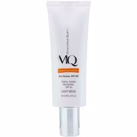 کرم ضد آفتاب و ضد لک بژ روشن ام کیو Spf 50 حجم 55 میلی لیتر