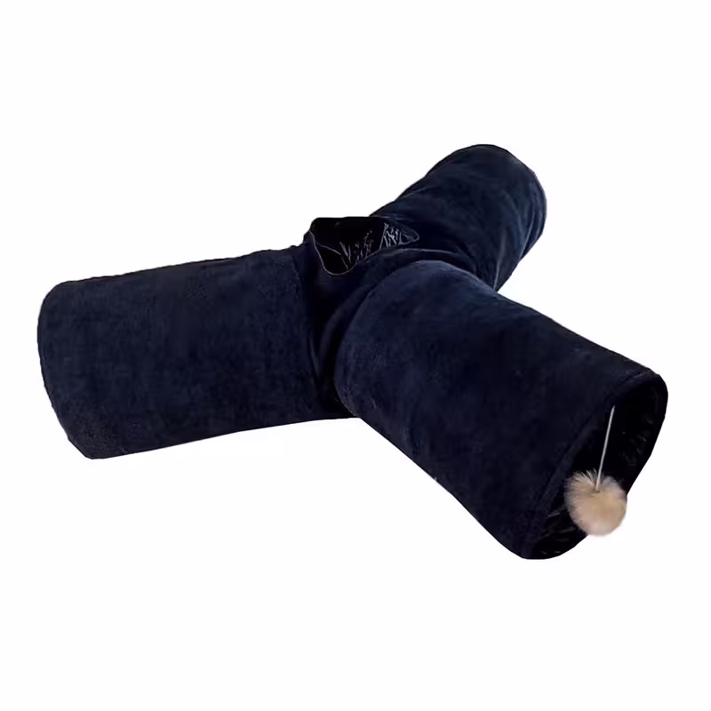 اسباب بازی گربه هیوا پت مدل تونل سه شاخه | چاوه