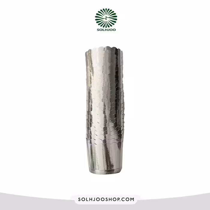 كپسول كاپ كيك متالايز نقره ای 25 تایی