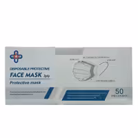 ماسک تنفسی سه لایه مدل face mask بسته 50 عددی | کالا مکس
