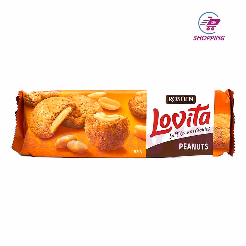 کوکی لاویتا روشن با کرم بادام زمینی