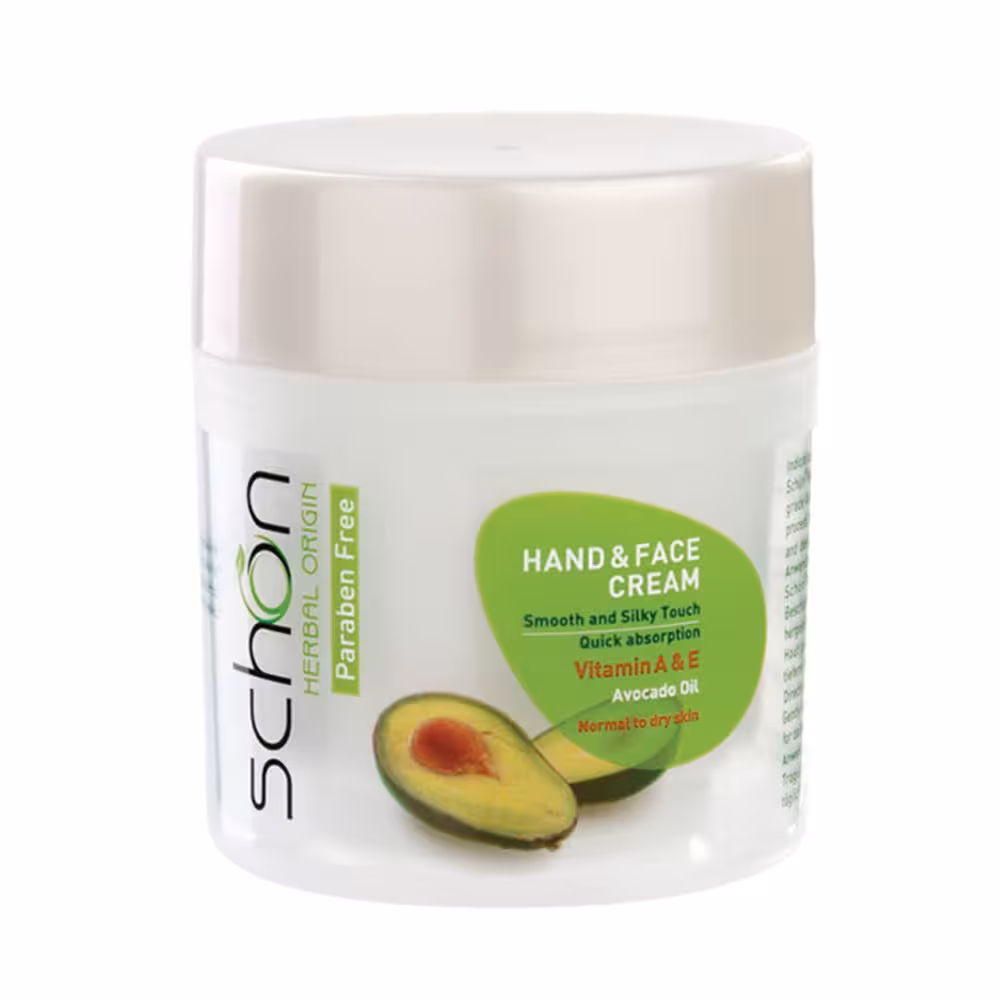 کرم دست و صورت کاسه ای آووکادو شون