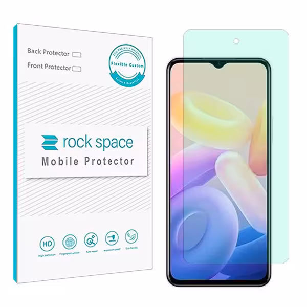 گلس ویوو Y33s 5G مدل نانو هیدروژل گرین لایت برند راک اسپیس کد S