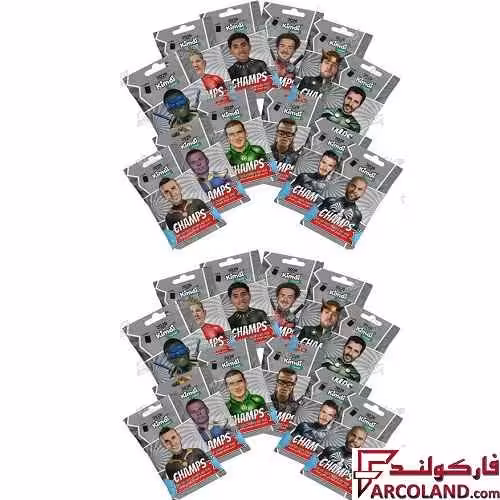 کیمدی کارت فوتبال چمپس مدل Champs 2026 بسته 24 عددی