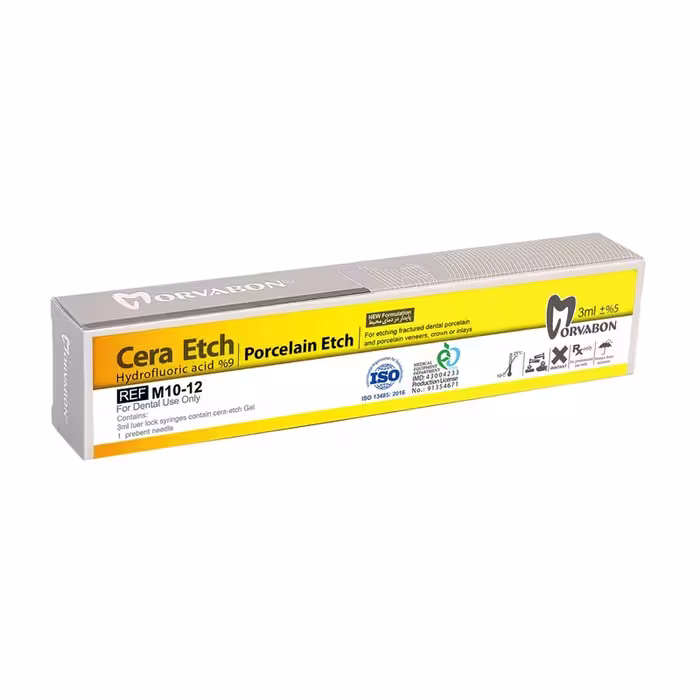 اسید اچ دندانپزشکی پرسلن مروابن (Cera Etch Morvabon)