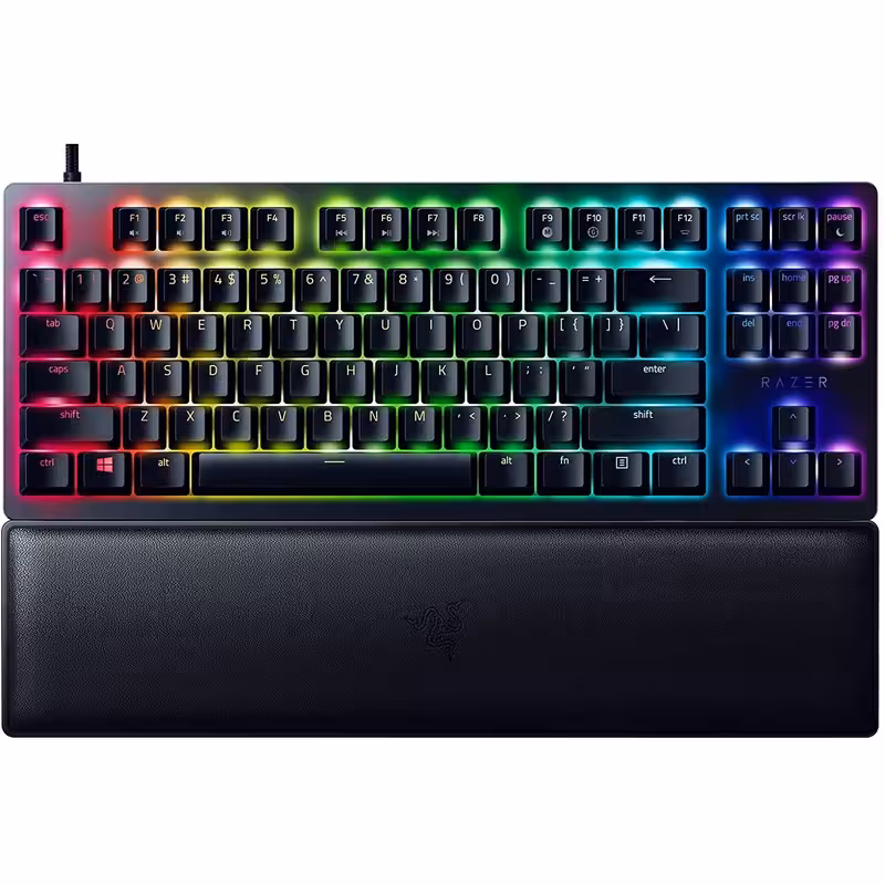 کیبورد مخصوص بازی ریزر مدل (Red)Razer Huntsman V2 Tenkeyless – Linear Optical Switch
