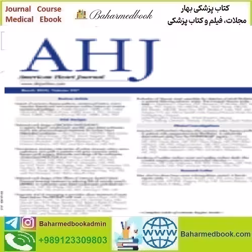 American Heart Journal Volume 257 2023 TRUE PDF price 4€ - کتاب پزشکی بهار