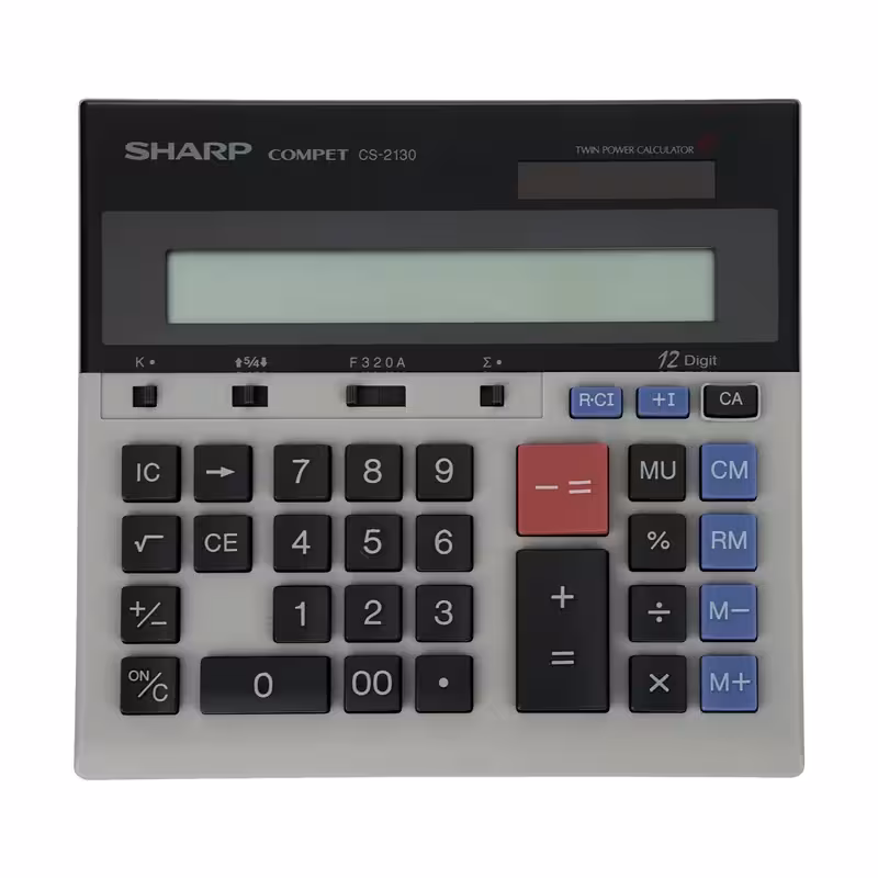 ماشین حساب شارپ مدل CS-2130 (اصلی)