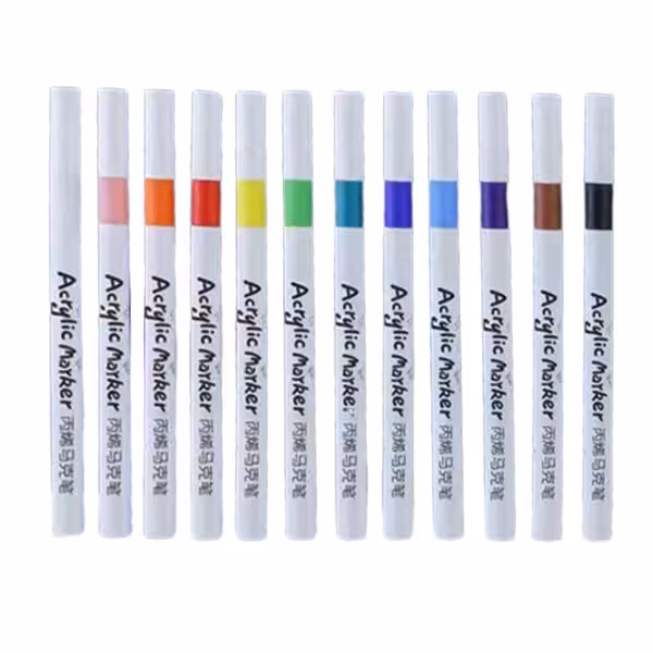 ماژیک چند منظوره مدل اکریلیک مجموعه 12 عددی | چاوه