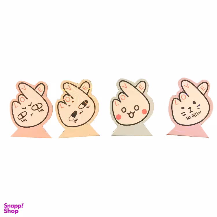 نشانگر کتاب طرح گربه کد C3 مجموعه 4 عددی