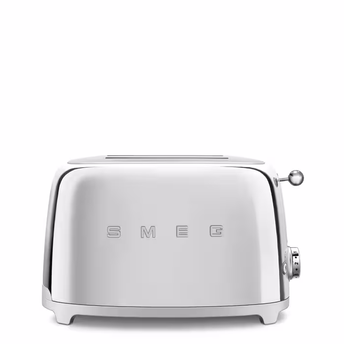 توستر 2 اسلایس کوچک اسمگ SMEG مدل TSF01 سیلور