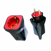 دوشاخه برق و مادگی آفر الکترونیک مدل T_16 بسته 2 عددی