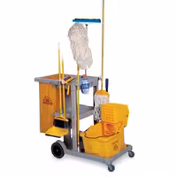 ترالی نظافتی با لوازم مدل 350