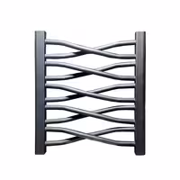 رادیاتور حوله خشک کن هاتیپس مدل زیگزاگی 50*60 مشکی