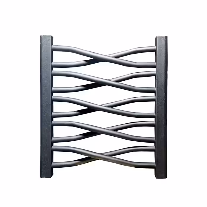 رادیاتور حوله خشک کن هاتیپس مدل زیگزاگی 50*60 مشکی