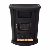 بخاری گازی شارق توس طرح شومینه مدل اهورا 140