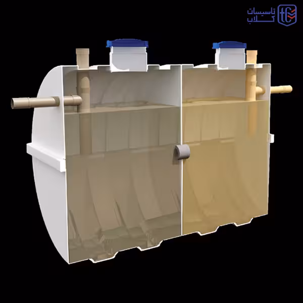 مخزن تصفیه آب 2500 لیتری مادول تک لایه پلاستونیک
