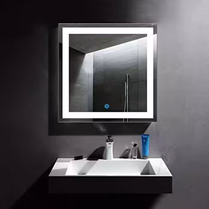 آینه مربع نور دار سند بلاست 60x60