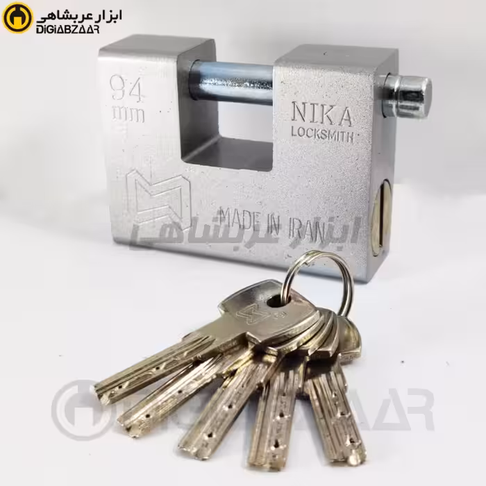 قفل کتابی 94 میلیمتری طرح ایتالیایی نیکا