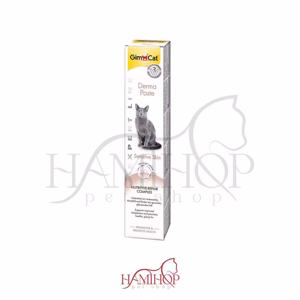 خمیر مکمل جیم کت درما مدل GimCat Derma Paste وزن 50گرم