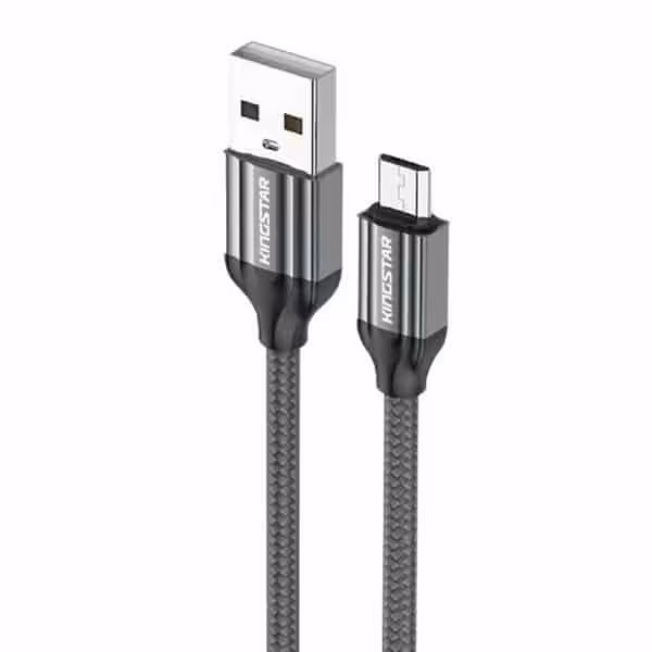 کابل تبدیل USB به microUSB کینگ استار مدل K21a طول 1 متر