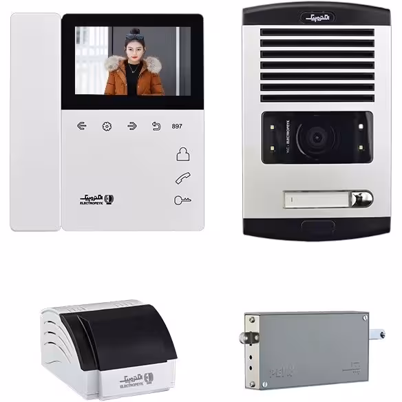 پکیج آیفون تصویری الکتروپیک مدل 897 سایز 4.3 اینچ