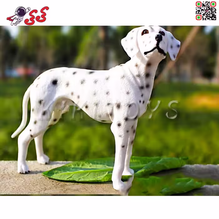 فیگور حیوانات سگ خالدار دالمیشین Fiqure of Spotted dog 691