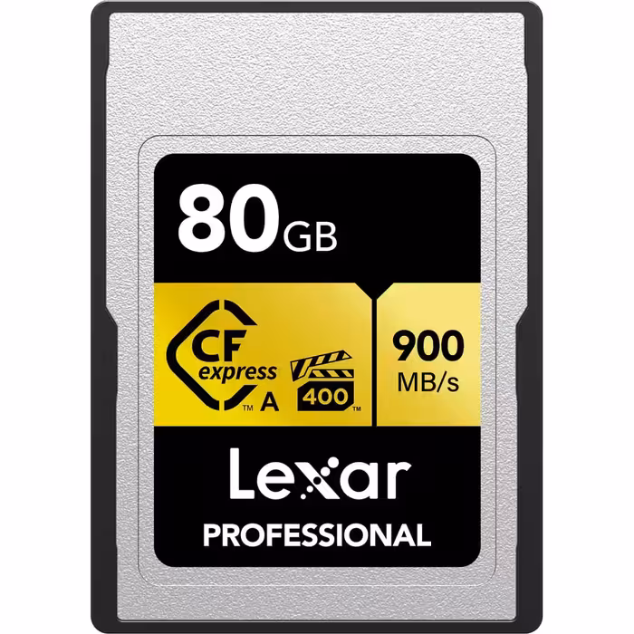 کارت حافظه لکسار Lexar 80GB Professional CFexpress Type A Card GOLD Series