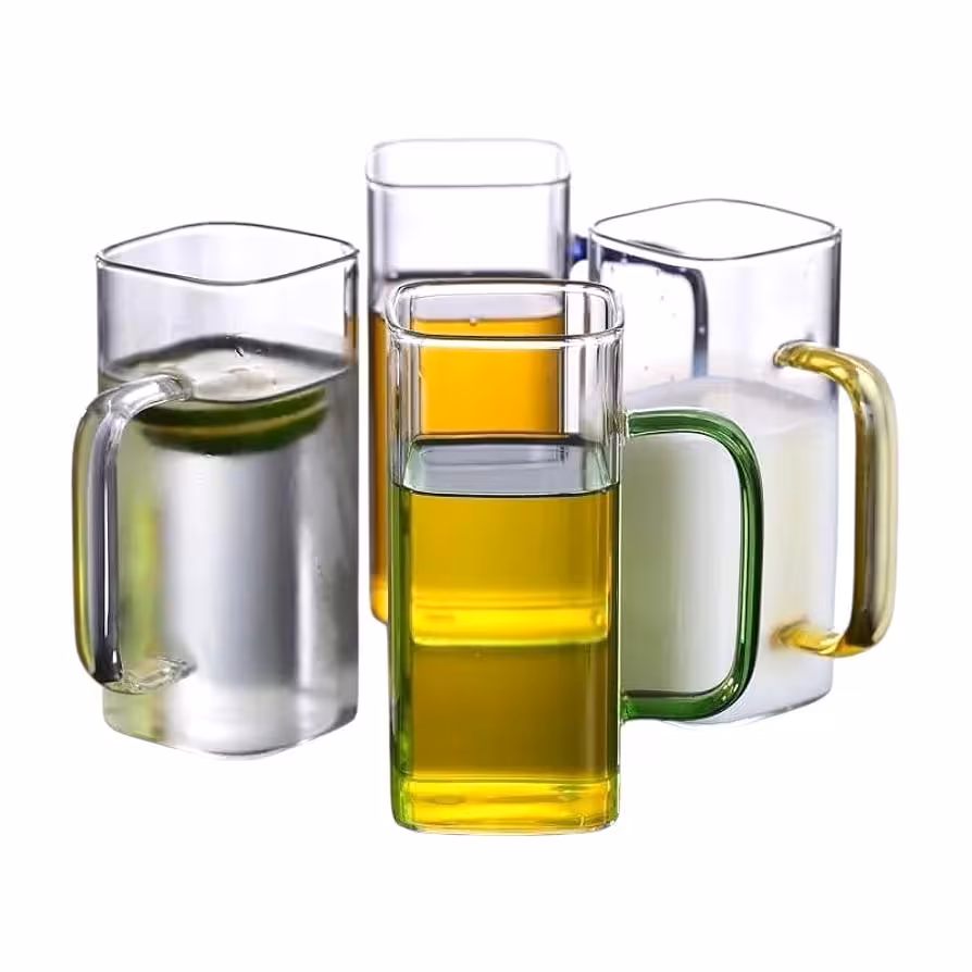 ماگ پیرکس مربعی پک 4 عددی