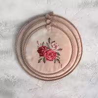 ست 3تایی دمکنی مخمل پرنسس - طرح 80