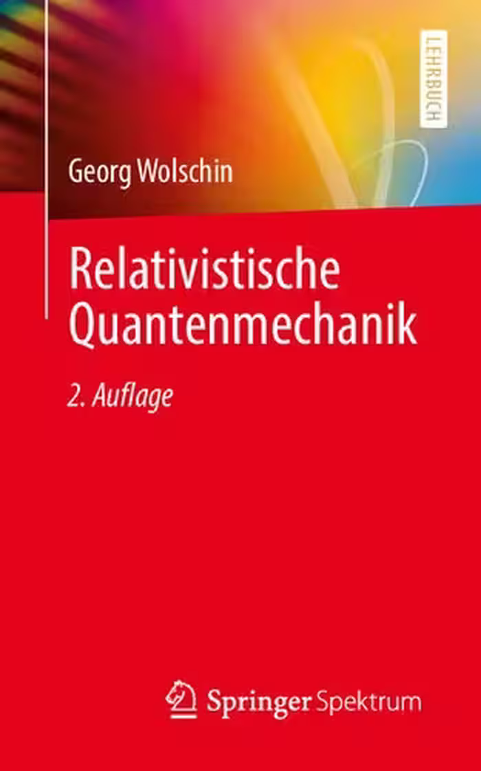 خرید و دانلود نسخه کامل کتاب Relativistische Quantenmechanik
