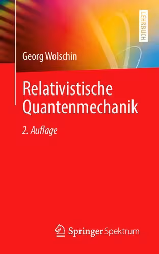 خرید و دانلود نسخه کامل کتاب Relativistische Quantenmechanik