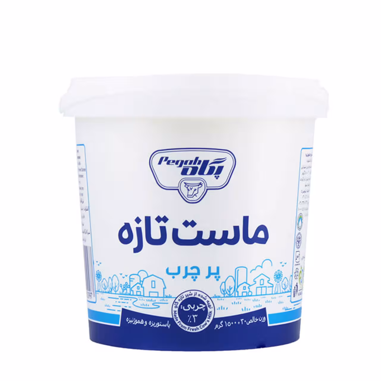 ماست 42 درصد چربی پگاه 1500 گرمی