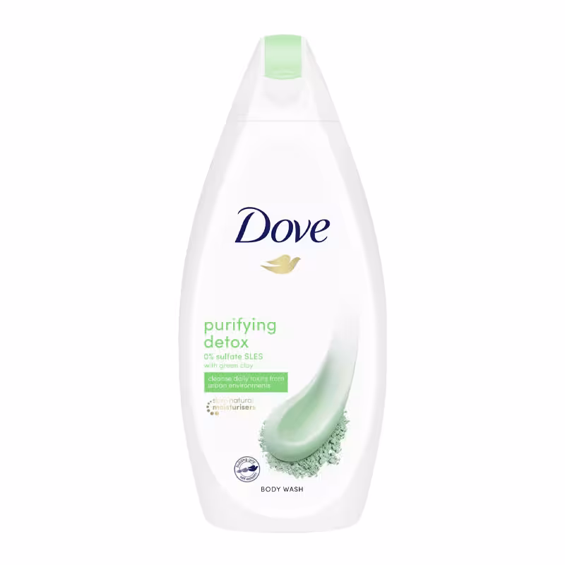 شامپو بدن داو Dove مدل Purifying detox حجم 500ml