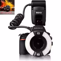 رینگ فلاش میک Meike MK-14EXT TTL Macro Ring Flash for Nikon