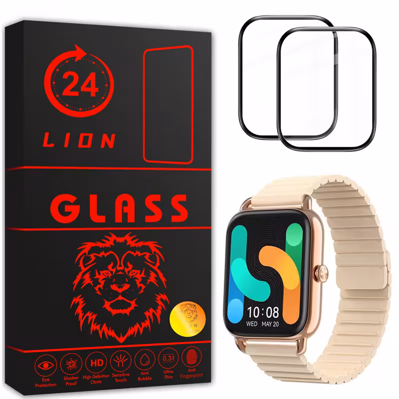 محافظ صفحه نمایش لاین مدل RT007 مناسب برای ساعت هوشمند هایلو RS4 Plus LS11 بسته دو عددی