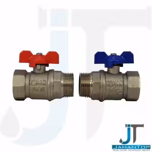 شیر یکسر روپیچ 3/4 برنجی کهن