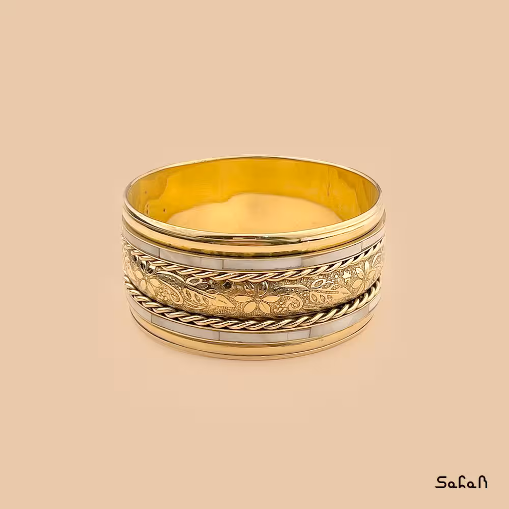 النگو هندی برنج و صدف