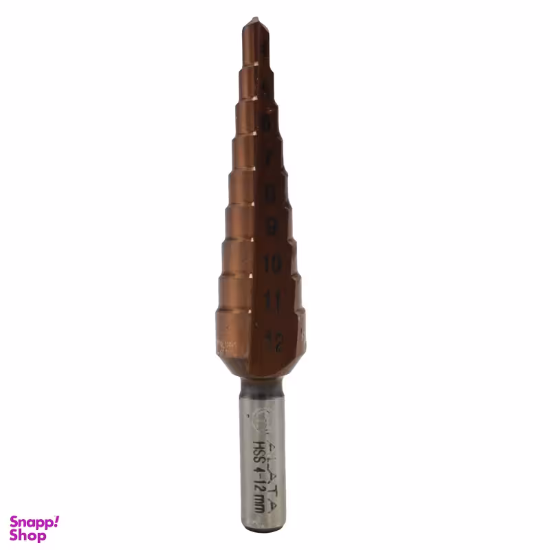 مته مخروطی آلاتا مدل YP-HSS-E-4-12MM