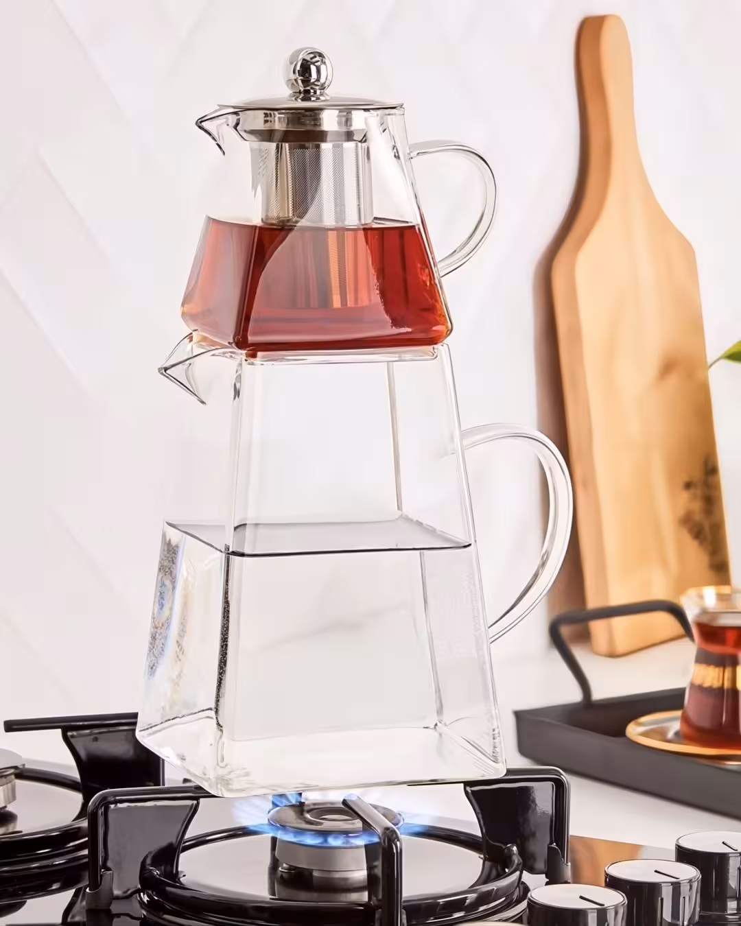 کتری قوری پیرکس برندKRD HOME