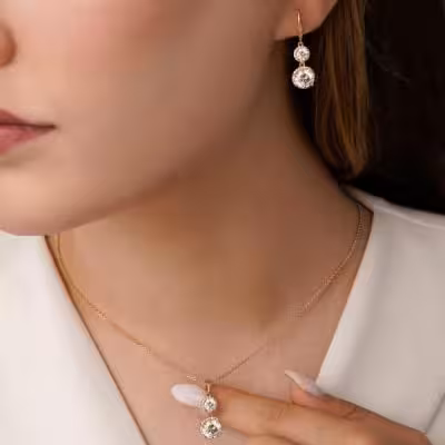 نیم ست ژوپینگ آویز دار SKU407