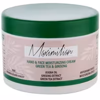 کرم مرطوب کننده حاوی عصاره چای سبز و جینسنگ ماکسیمیلیان ظرفیت 250 کرم نرم کننده و مرطوب کننده صورت و دست کاسه
Maximilian